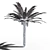 Tropical Paradise: 18x18m Palm Tree 3D model small image 4