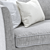 Sleek Cordian 3-4 Seater Sofa 3D model small image 4
