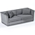 Sleek Cordian 3-4 Seater Sofa 3D model small image 5