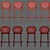 Modern Steel Wire Bar Stool 3D model small image 1