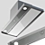 Elica Boxin Plus: Sleek Built-In Hood 3D model small image 1