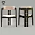 Augusto Savini Pamplona Chairs: Stylish and Comfortable 3D model small image 1