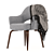 Sleek Saarinen Armchair: Timeless Elegance 3D model small image 1