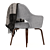 Sleek Saarinen Armchair: Timeless Elegance 3D model small image 2