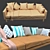Flexible Comfort Sofa 3D model small image 3