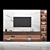 Modern Wall-Mounted TV Stand 3D model small image 4