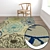 Luxury Carpet Set: High-Quality Textures 3D model small image 5