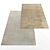 Modern Style Rug Set 3D model small image 3
