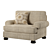 Quarry Hill Chair: Elegant, High-Quality 3D model small image 4