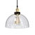 Sleek Glass Dome Pendant Light 3D model small image 1