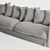 Uniqwa Singita 3-Seater Sofa 3D model small image 4