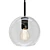 RH Utilitaire Globe Pendant Black: Sleek, Modern Lighting 3D model small image 1