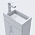IDDIS Torr Bathroom Set 3D model small image 4