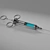 Blue Syringe 3D model small image 1