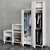 OPHUS Wardrobe - Modern White Storage Solution 3D model small image 3