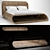 Illuminated Wooden Bed | 2000x1800mm 3D model small image 8