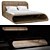 Illuminated Wooden Bed | 2000x1800mm 3D model small image 11