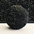 Black Volcanic Rock Texture Kit 3D model small image 2