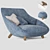 Cozy High Back Love Sofa 3D model small image 11