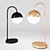 Dunnes 21 Desk Lamp+: Stylish Illumination Simplified 3D model small image 1