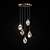 Crystal Deluxe Chandelier: Elegant K9 Crystal Pendant Lights 3D model small image 2