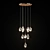 Crystal Deluxe Chandelier: Elegant K9 Crystal Pendant Lights 3D model small image 4