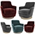 Elevated Elegance: Jacques Armchair 3D model small image 1