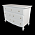 Classic Wooden Drawer Chest: Polys 2952 3D model small image 2