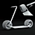 Sleek Electric Scooter Stator 3D model small image 3