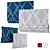 Trisha Geo Roman Curtains: Stylish and Versatile 3D model small image 1