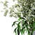 Delicate White Floral Bouquet 3D model small image 3