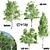 Vray Tree Set - 4 Scenic Trees 3D model small image 6