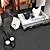 Elegant Decor Set: Vase, Book, Fantasy Objects, Candle & Frame 3D model small image 2