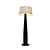 Orlando Torch Lamp: Elegant Wood & Brass Design 3D model small image 2