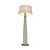 Orlando Torch Lamp: Elegant Wood & Brass Design 3D model small image 3