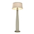 Orlando Torch Lamp: Elegant Wood & Brass Design 3D model small image 7
