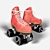 Classic Roller Skates: High-Quality Design 3D model small image 7