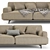 Modern Poliform Tribeca Sofa 3D model small image 2