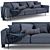 Modern BoConcept Carlton Sofa 3D model small image 1