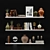 Elegant Home Décor Set 3D model small image 1