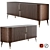 Eden-Rock Sliding Door Sideboard 3D model small image 1