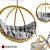 Globo Hanging Chair: Modern Wood Design 3D model small image 1