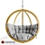 Globo Hanging Chair: Modern Wood Design 3D model small image 4