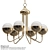 Minimalist Metal Ball Ceiling Chandelier 3D model small image 1