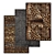 Luxury Carpet Set: High-Quality Textures for Captivating Interiors 3D model small image 1