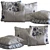Cozy Comfort Pillows Collection 3D model small image 2
