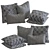 DreamLux Pillows: Collection 09 3D model small image 1