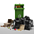 Dual Trash Can Set: Bin, Bags & Trashes 3D model small image 13