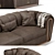 Tonino Lamborghini Casa Rita Curve Sofa 3D model small image 3