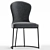 Elegant Flexform Mood You Dining Chair 3D model small image 3